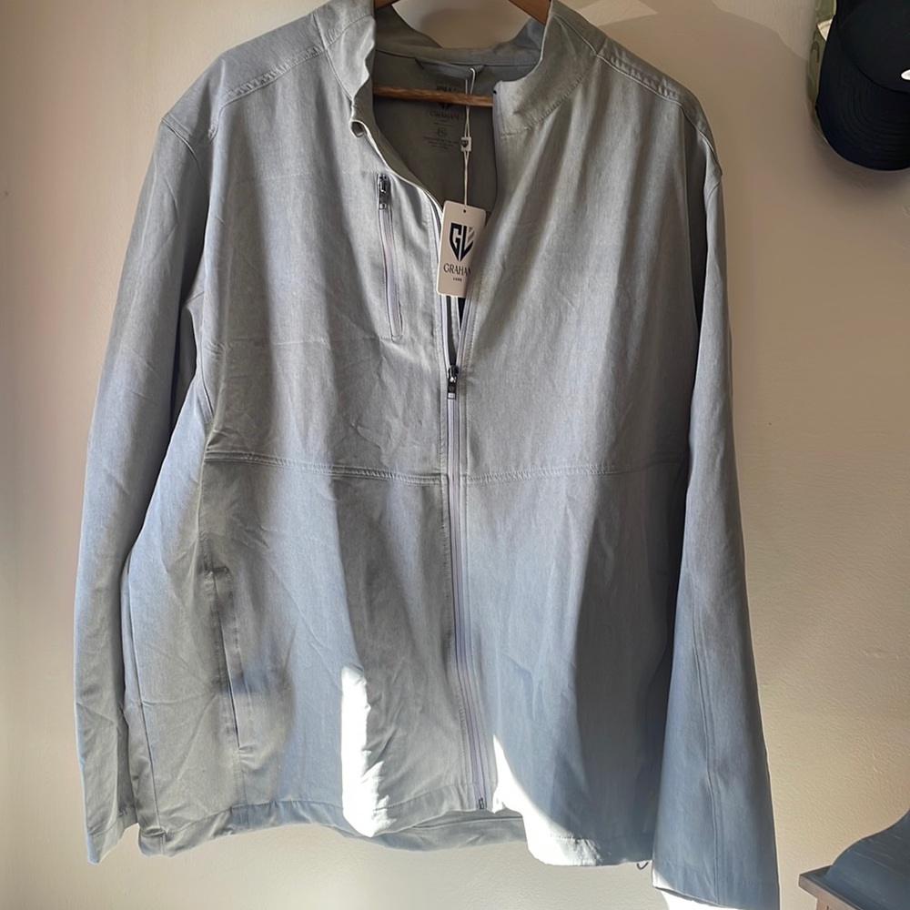 Graham luxe zip up jacket